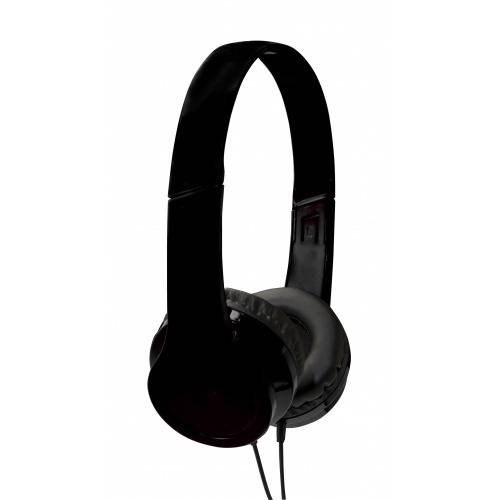 Headphone Preto com Plug P2 (3,5mm) e Cabo 1,2 Metros - V13009_Ra