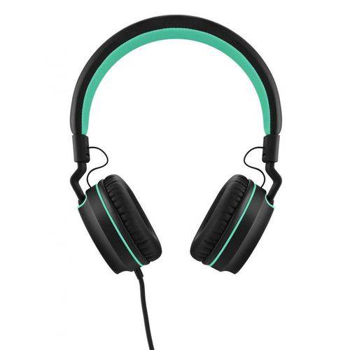 Headphone Pulse On Ear Stereo Preto/Verde