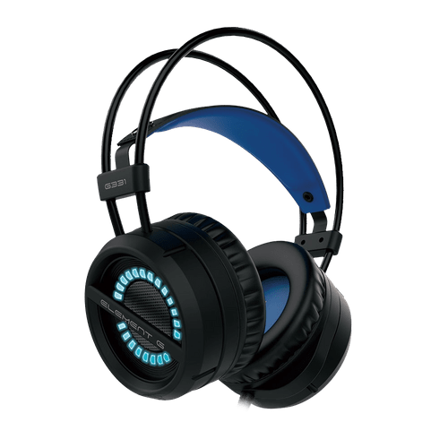 Headset 3.5 Single Headband Element G G331 Preto/Azul
