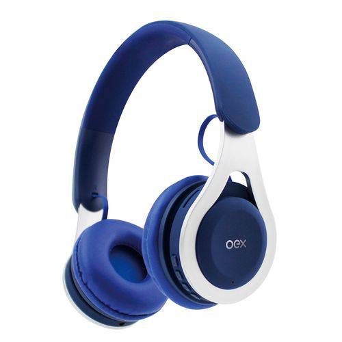 Headset Bluetooth Drop Azul - Oex