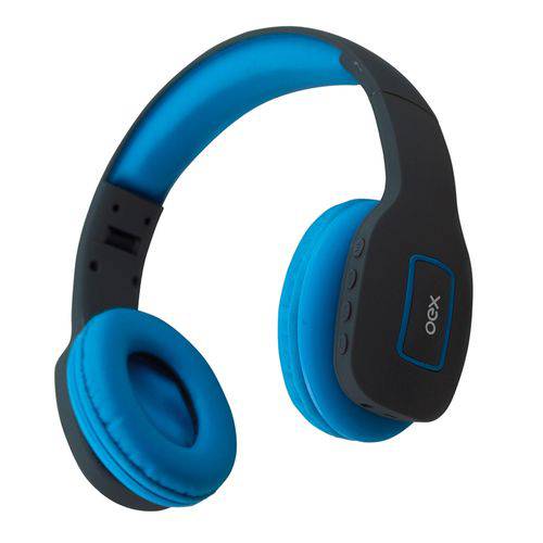 Headset Bluetooth Vibe Azul - Oex