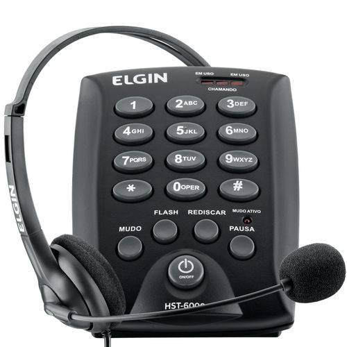 Headset com Teclado Elgin Hst-6000