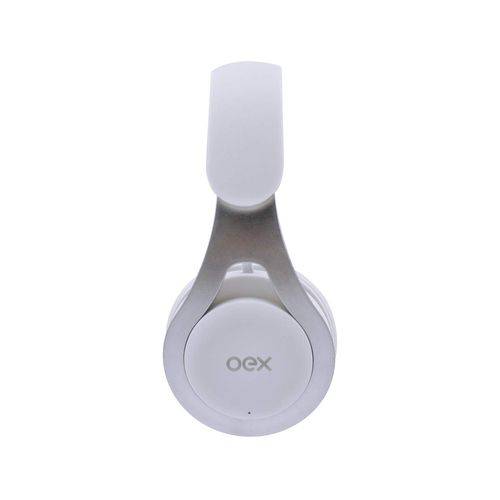Headset Drop, Oex, Hs306, Microfone e Fone de Ouvido Branco