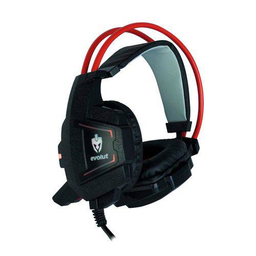 Headset Evolut Preto Vermelho - Eg-303