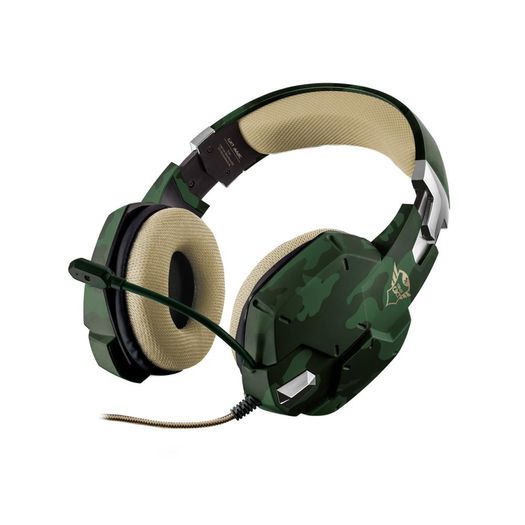Headset Gamer Gxt 322c Carus - Camuflado Jungle Verde - Trust