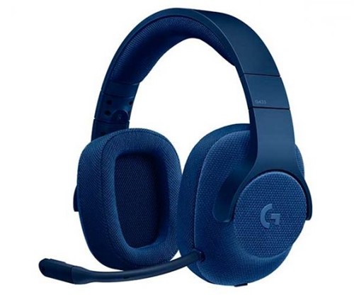 Headset Gamer Logitech G433 7.1 Surround Azul, 981-000684