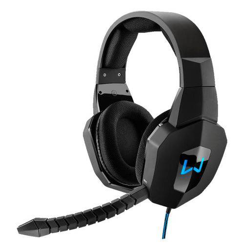 Headset Gamer Multilaser Warrior Ph179 3D com Microfone Removível