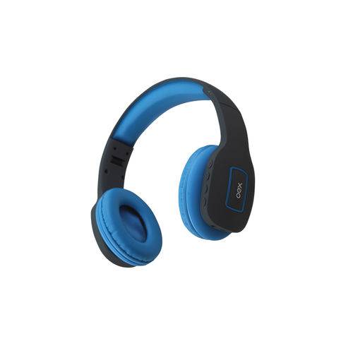 Headset Vibe Azul e Cinza Oex