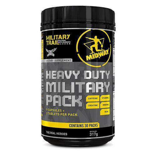 Heavy Duty Military Trail Pack - Pré Treino Completo com Cafeína, Aminoácidos, Vitaminas e Minerais