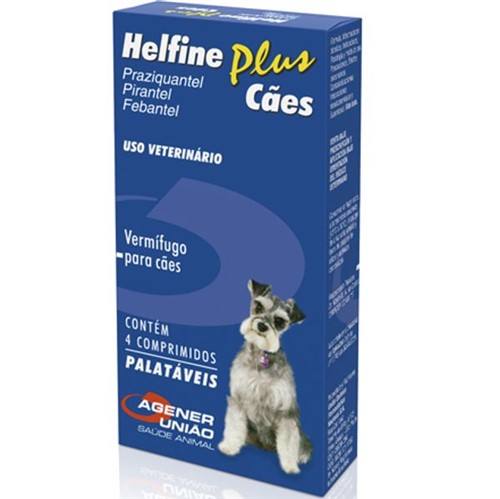 Helfine Cães - 4 Comprimidos