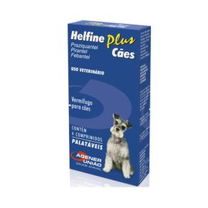 Helfine Plus para Cães 4 Comprimidos