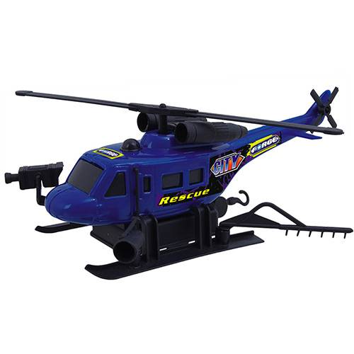 Helicóptero City Force Super Fricção - Cardoso Brinquedo