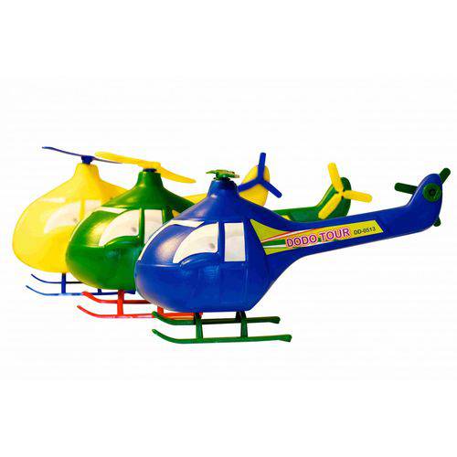 Helicóptero Dodo Turismo com Adesivo - 01 Unidade