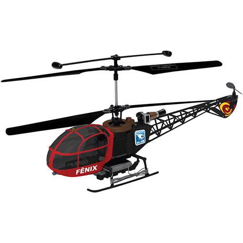 Helicóptero Fênix 3 Canais com Controle Remoto - Candide