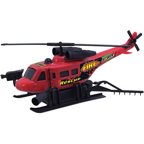 Helicóptero Fire Force Super Fricção - Carsdoso Brinquedo