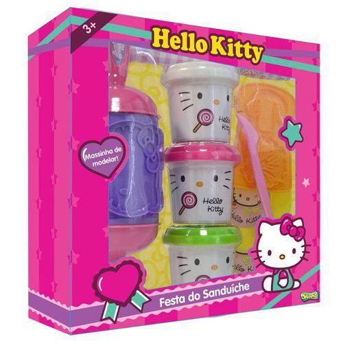 Hello Kitty Festa dos Sanduiches - Massinha de Modelar