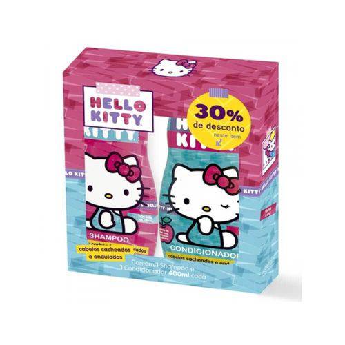 Hello Kitty Shampoo + Condicionador Infantil Cacheados 400ml