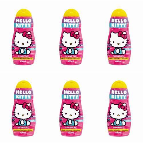 Hello Kitty Shampoo Infantil Cacheados 400ml (kit C/06)