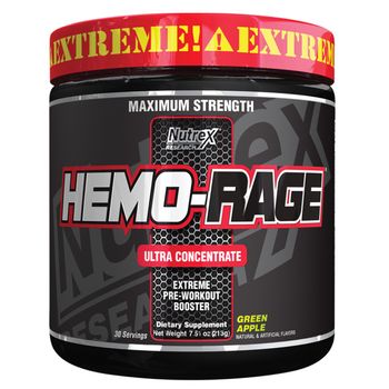 Hemo Rage Black Ultra Concentrado 30 Doses Green Apple - Nutrex