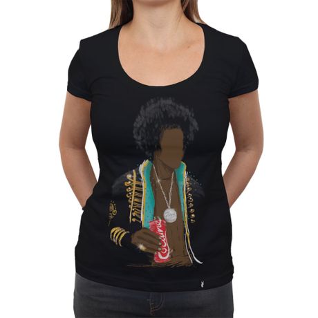 Hendrix - Camiseta Clássica Feminina