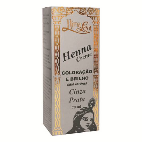 Henna Creme Cinza Prata Himalaya - 70ml