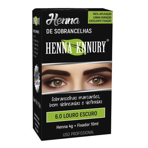 Henna Knnury para Sobrancelhas - Louro Escuro 6.0