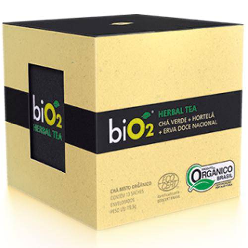 Herbal Tea Bio2 Chá Verde + Erva Doce + Hortelã