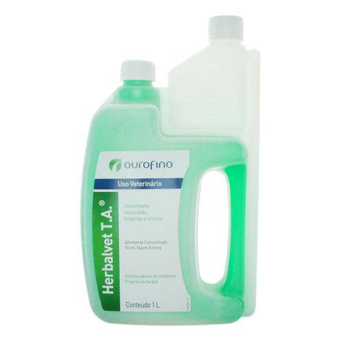 Herbalvet Desinfetante Bactericida Ourofino 1 Litro