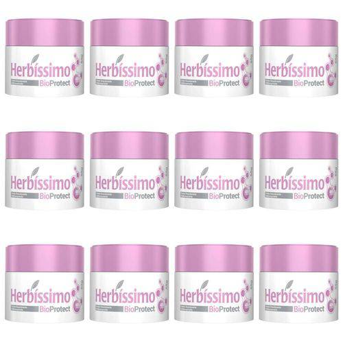 Herbíssimo Bioprotect Hibisco Desodorante Creme 55g (kit C/12)