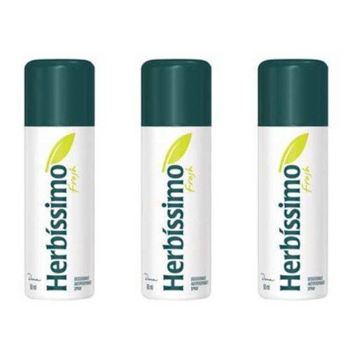 Herbíssimo Fresh Desodorante Spray 90ml (kit C/03)