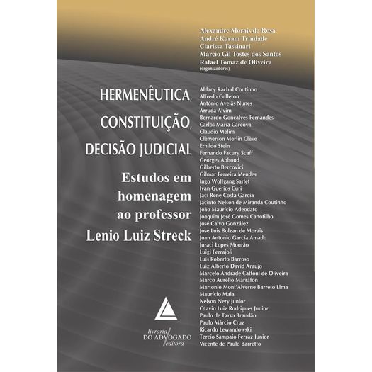 Hermeneutica Constituicao Decisao Judicial - Livraria do Advogado