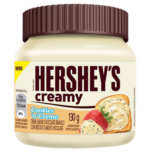 Hersheys Creamy Chocolate Branco 130g - Hersheys