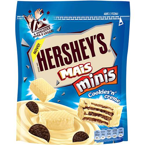 Hershey's Mais Minis 100g Cookies'n'creme