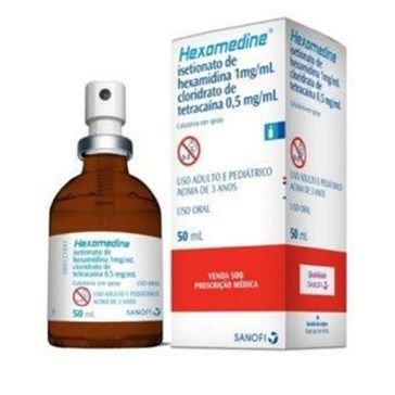 Hexomedine Sanofi Aventis 50ml Colunório