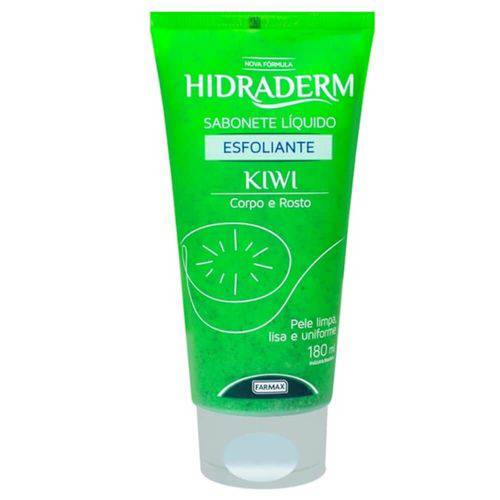 Hidraderm Kiwi Sabonete Líquido Esfoliante Gel 180ml