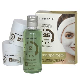 Hidramais Home SPA Facial Kit - Tônico + Máscara + Hidratante Kit