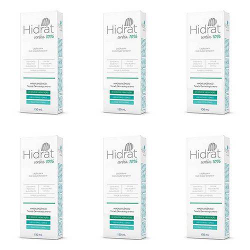 Hidrat Ureia 10% Hidratante Corporal 150ml (kit C/06)