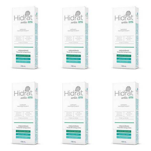 Hidrat Ureia 10% Hidratante Corporal 150ml (kit C/06)