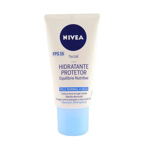 Hidratante Protetor Fps 15 Equilibrio Nutritivo Facial Pele Normal a Seca 50g - Nivea