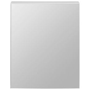 Hidri Armário C/ Espelho 1p. 58x72 Branco/prata