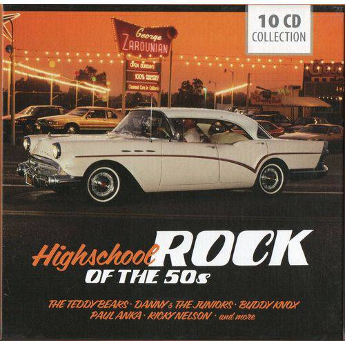 Highschool Rock Of The 50's Box 10 CD's (Importado)