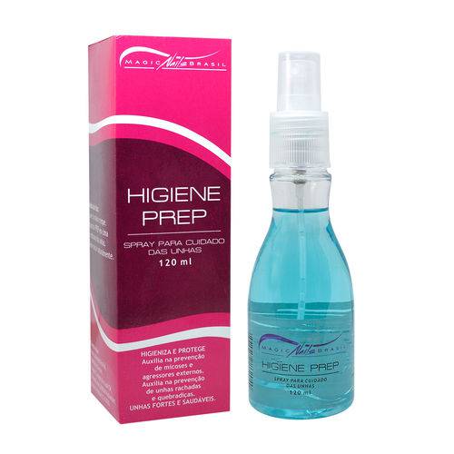 Higiene Prep Spray Antisséptico Magic Nails Sani Unhas 120ml