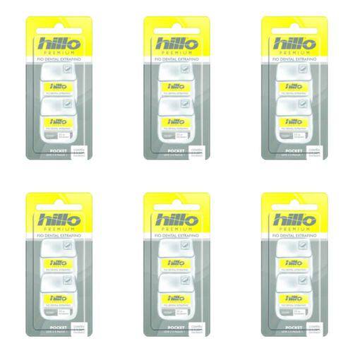 Hillo Pocket Premium Fita Dental 2x25m (kit C/06)