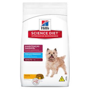 Hill's Cão Adulto Manutenção Saudavel Ped Peq 15kg Ração Hill's Manutenção Saudável Adulto Pedaços Pequenos 1kg