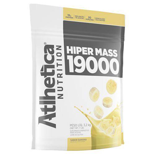 Hiper Mass 19000 Refil - 3200g Banana - Atlhetica Nutrition