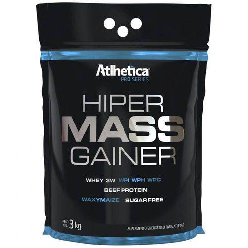 Hiper Mass Gainer Pro Series 3kg Refil - Atlhetica-Chocolate