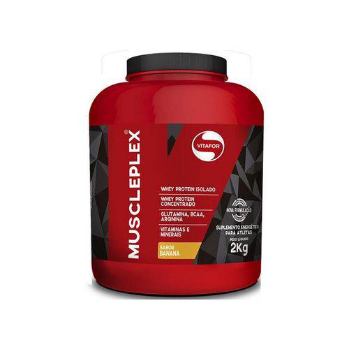 Hipercálorico Muscle Plex - Vitafor - 2kg Morango