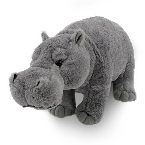Hipopótamo de Pelúcia 35cm - Safari Realista