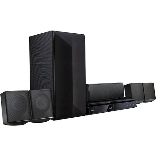 Home Theater Blu-ray 3D Full HD LG LHB625M 1000W 5.1 Canais Private Sound USB