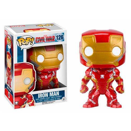 Homem de Ferro Iron Man - Capitão América Civil War Funko Pop